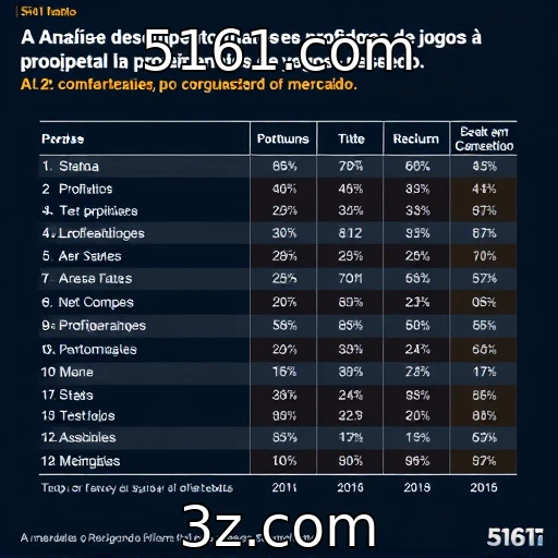 Análise de desempenho financeiro de provedores de jogos